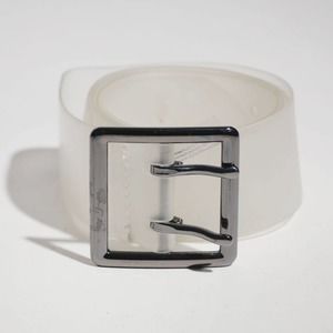 FROSTED TRANSPARENT WAIST BELT